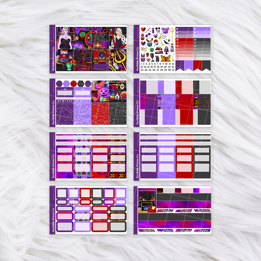 Chillin Like a Villain – Glossy Weekly Planner Kit