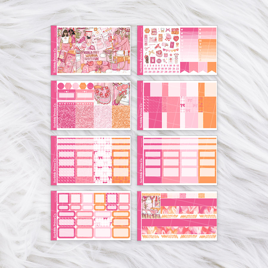 Paper Galentine – Glossy Weekly Planner KitUltimate