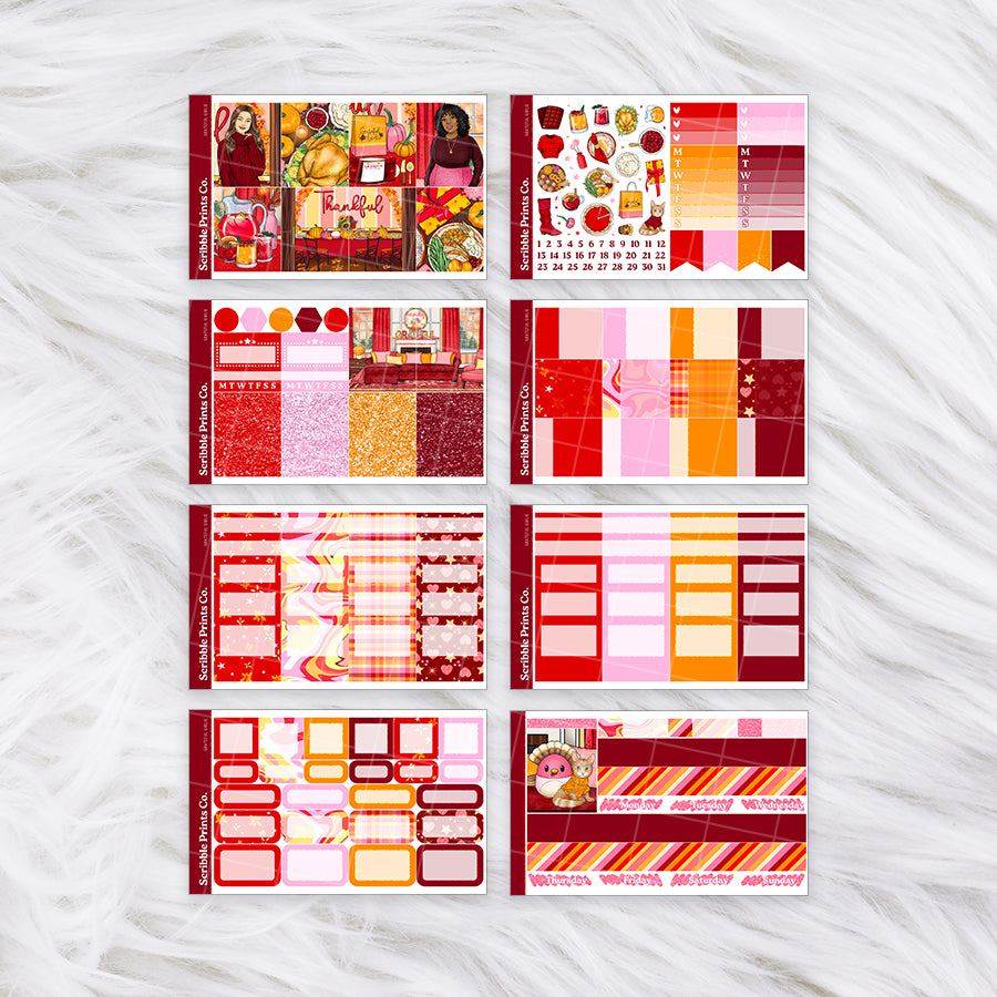 Grateful Girlie – Glossy Weekly Planner Kit