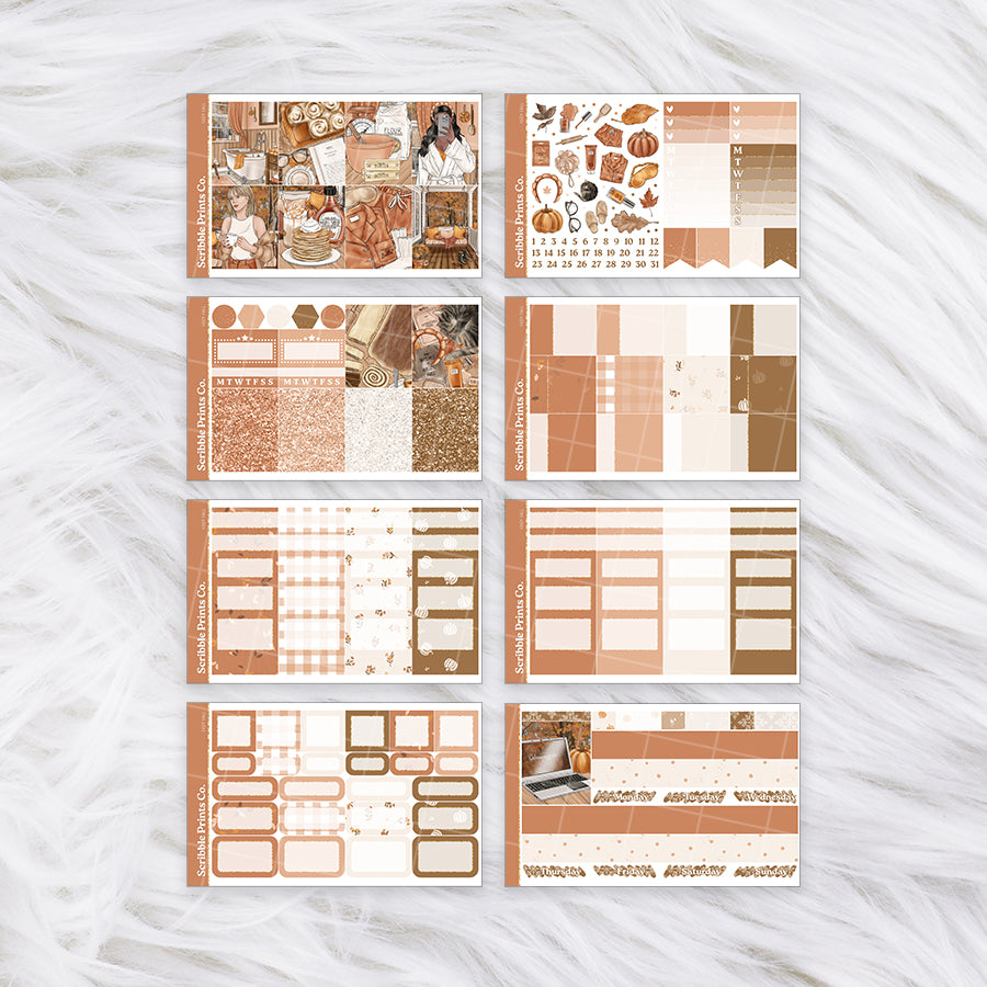 Cozy Fall – Glossy Weekly Planner KitUltimate