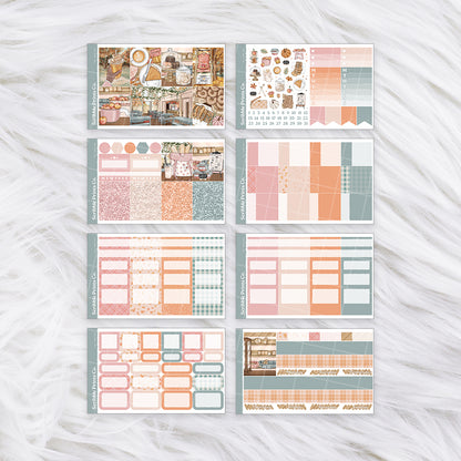 Fall Farm Cafe – Glossy Weekly Planner Kit