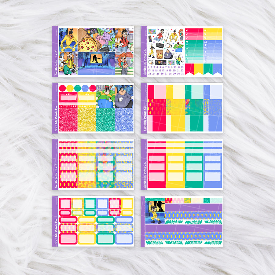 Goofy Movie – Glossy Weekly Planner Kit