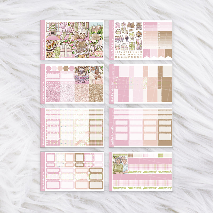 Christmas Sleepover – Glossy Weekly Planner Kit