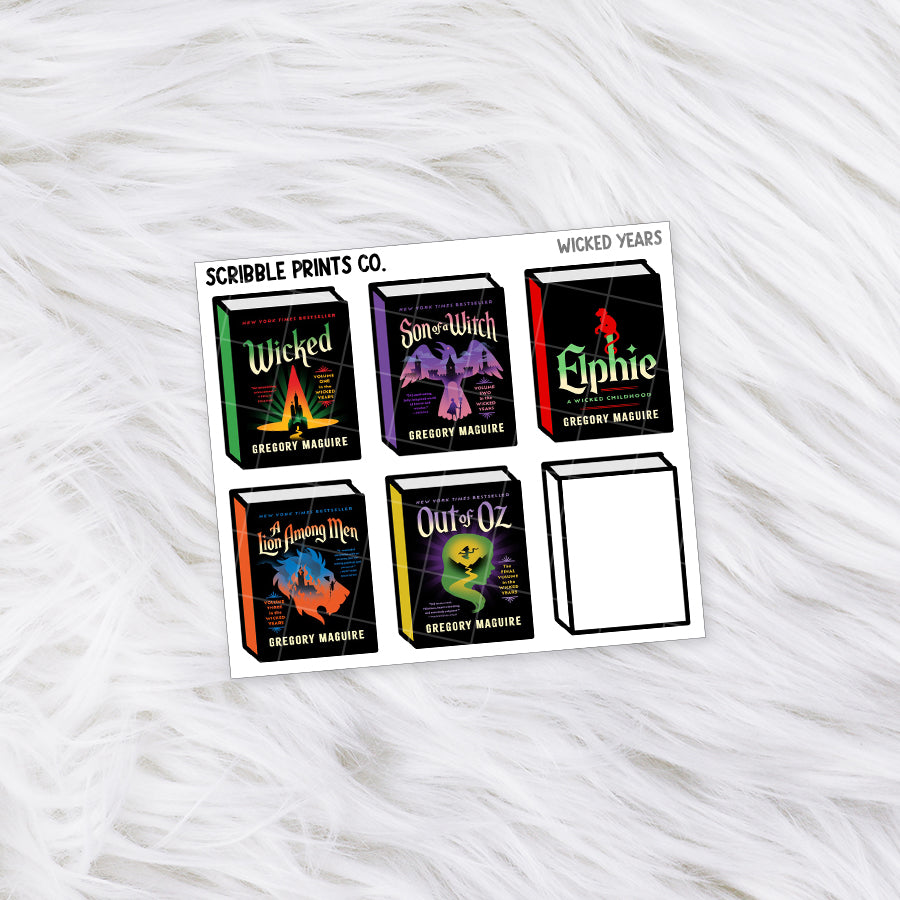 Book Covers - Series // Matte Journal Stickers