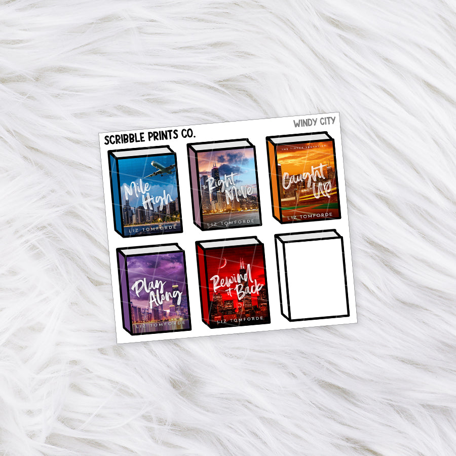 Book Covers - Series // Matte Journal Stickers