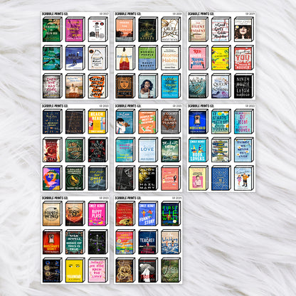 Readers’ Choice Book Covers – GR | Matte Reading Journal Stickers