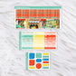 Deck the 90s - Monthly Planner Sticker Kit | Functional & Decorative Monthly Stickers