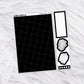 Journaling Base - 60+ Pattern Options! // Matte Stickers