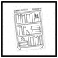 Bookcase V4 // Matte Reading Journal Stickers