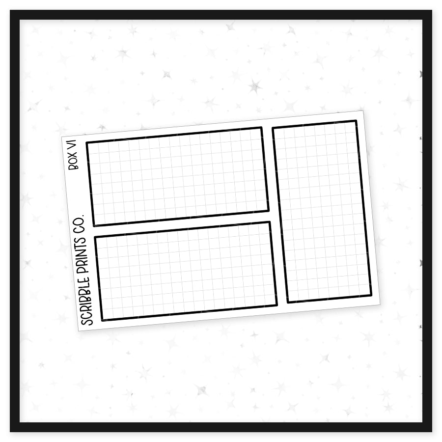 Box V1 // Matte Reading Journal Stickers