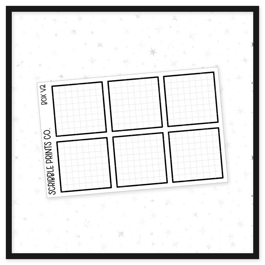 Box V2 // Matte Reading Journal Stickers