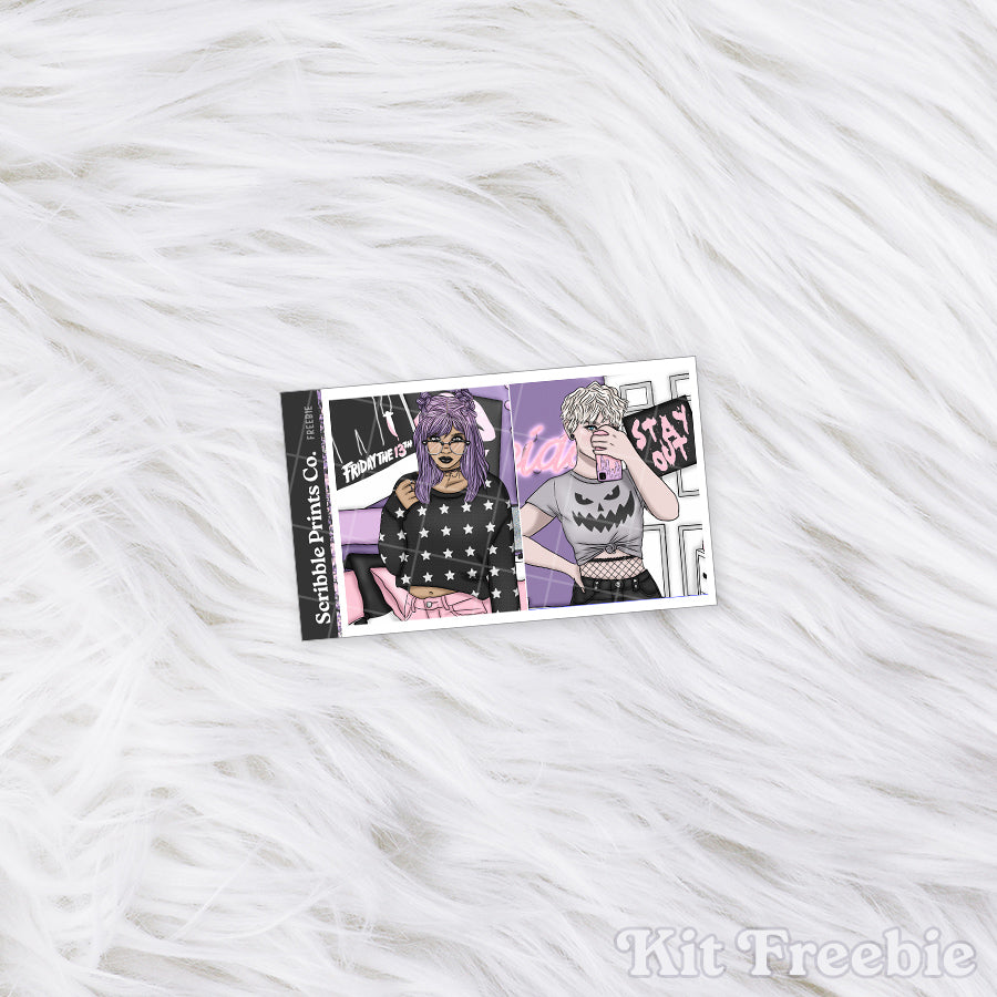 Dead Inside – Glossy Weekly Planner Kit