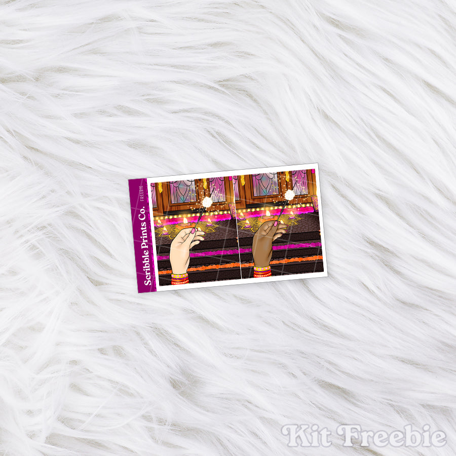 Diwali Dazzle – Glossy Weekly Planner Kit