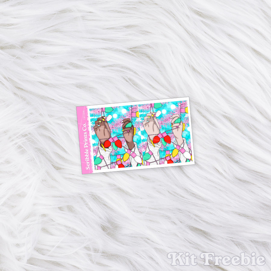 Merry and Bright – Glossy Weekly Planner Kit