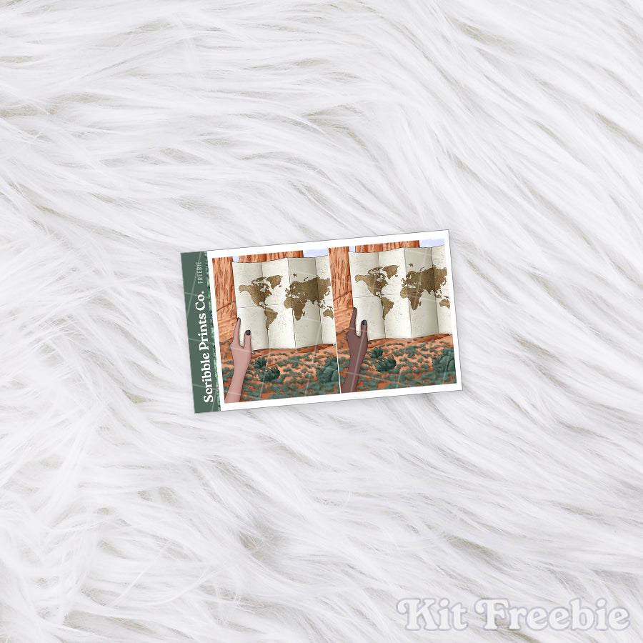 The Scenic Route – Glossy Weekly Planner Kit