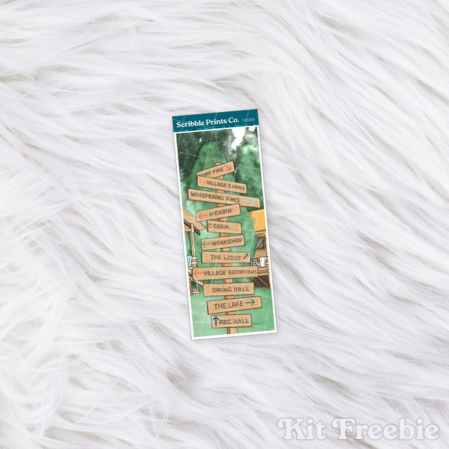 Camp Vibes – Glossy Weekly Planner Kit
