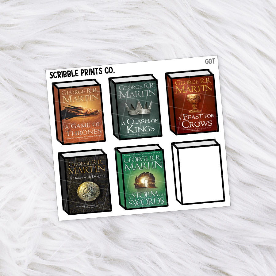 Book Covers - Series // Matte Journal Stickers