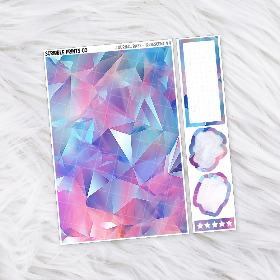 Journaling Base - 60+ Pattern Options! // Matte Stickers