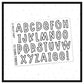 Large Letters V1 // Matte Reading Journal Stickers