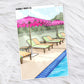 Poolside Journal Sticker Collection | Matte Removable Reading & Planner Stickers