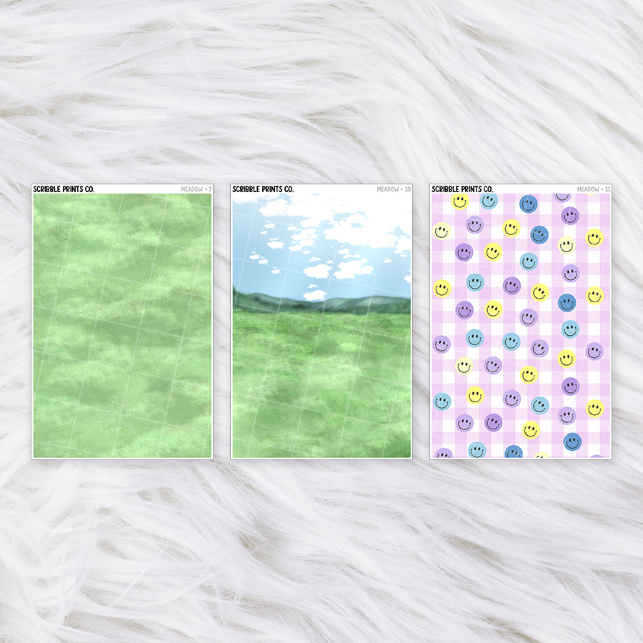 Meadow Journal Sticker Collection | Matte Removable Reading & Planner Stickers