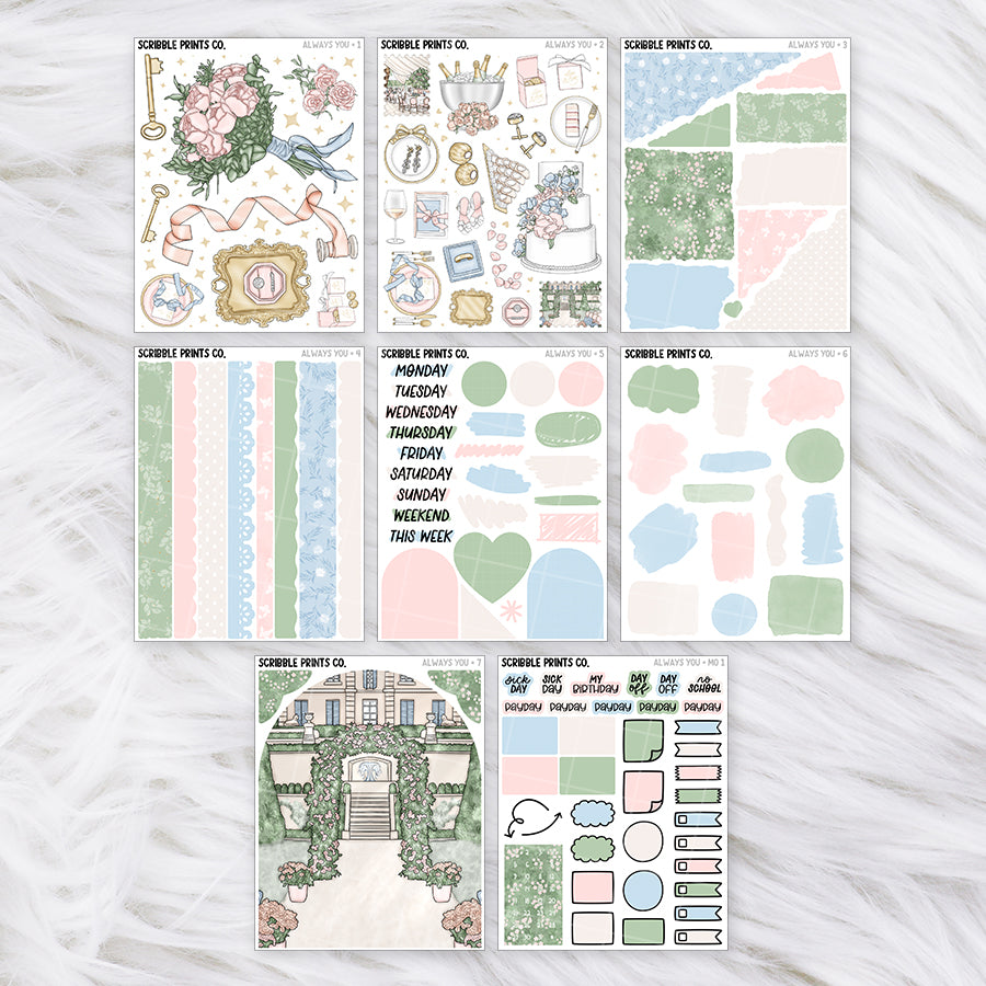 Always You // Matte Journal Sticker Collection