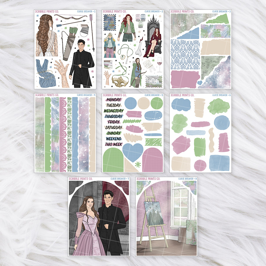 Curse Breaker // Matte Journal Sticker Collection