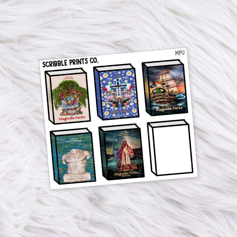 Book Covers - Series // Matte Journal Stickers