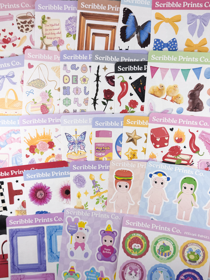 Feeling Badges – Deco // Matte Journal Stickers