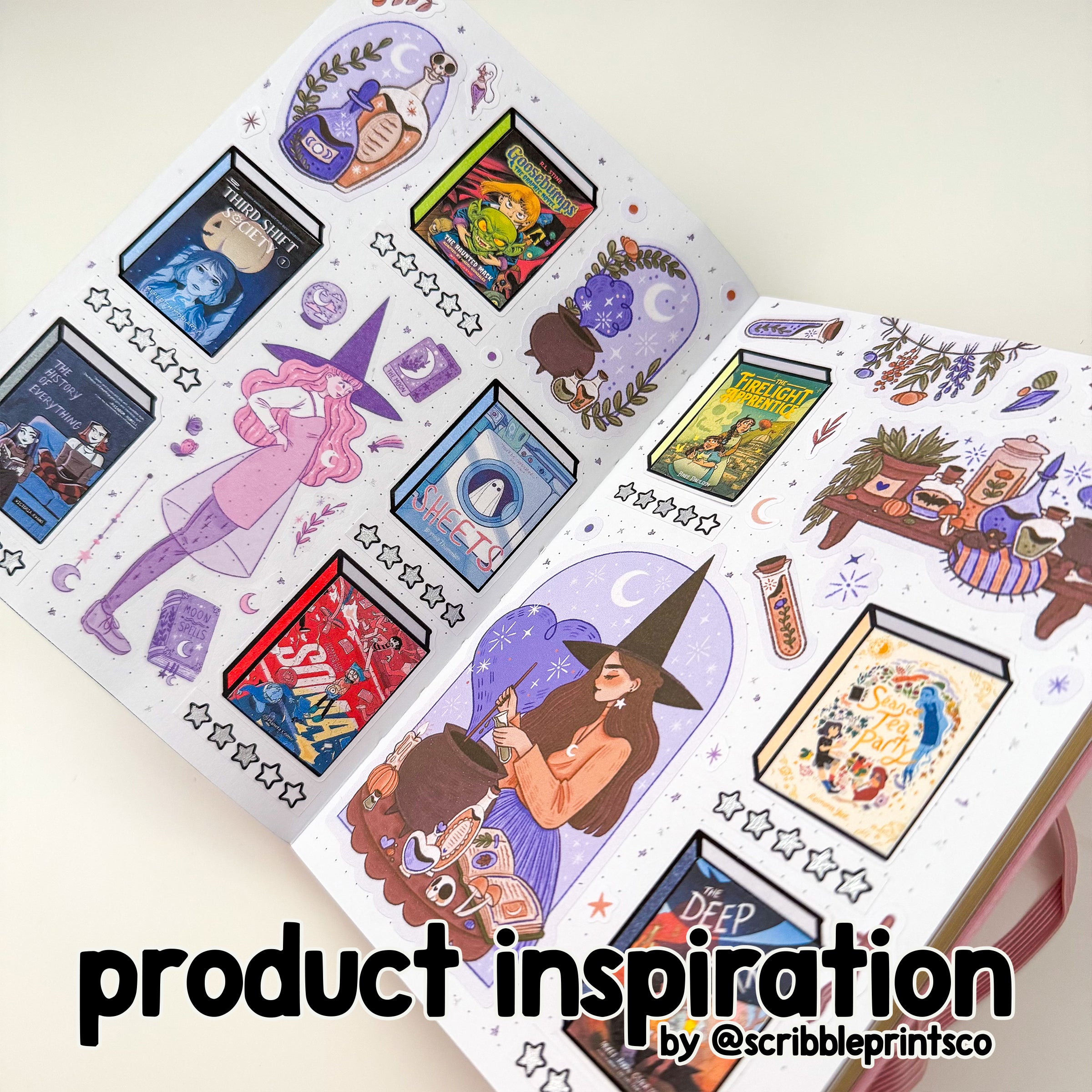 Book V2 // Matte Reading Journal Stickers