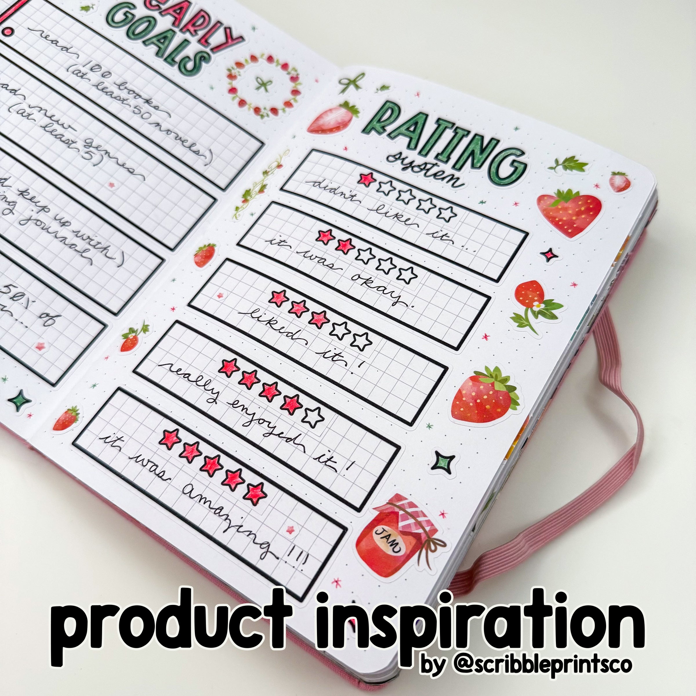 Box V3 // Matte Reading Journal Stickers