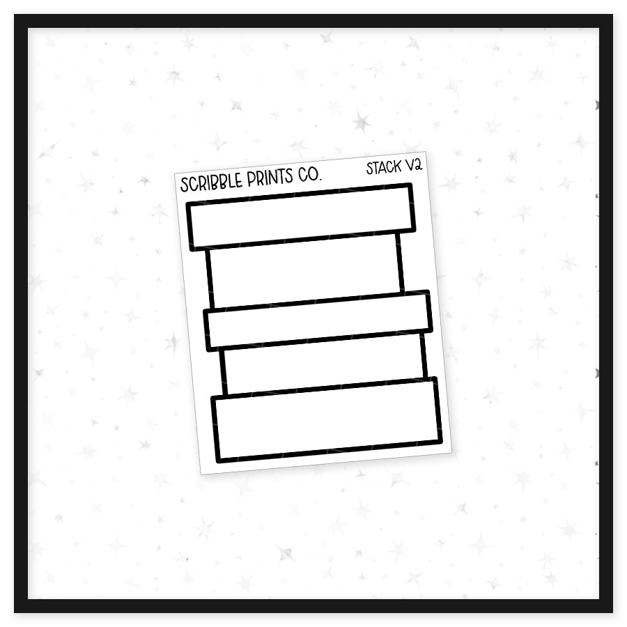 Stack v2 // Matte Reading Journal Stickers