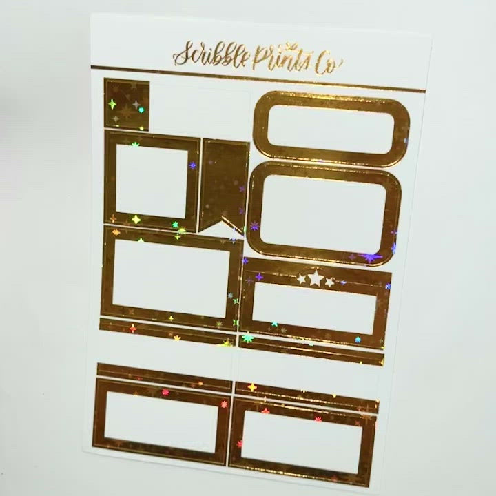 Load video: Star - Foil Bundle