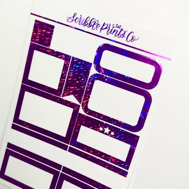 Load video: Star - Foil Bundle