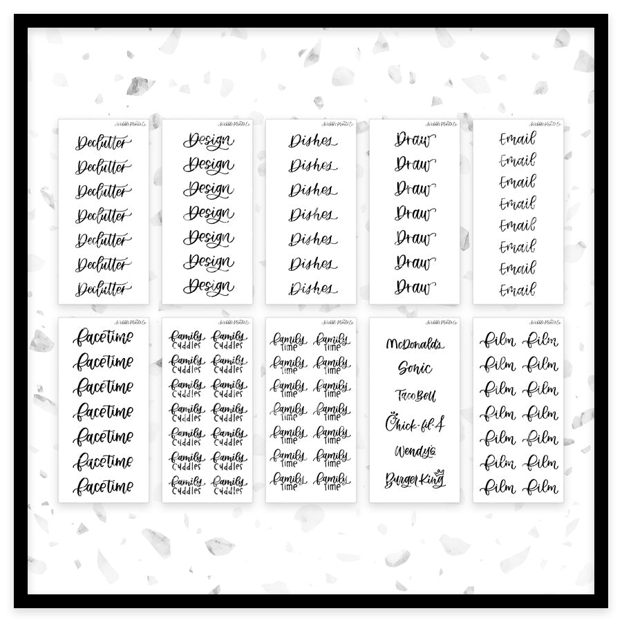 Foiled Scripts // DE-G