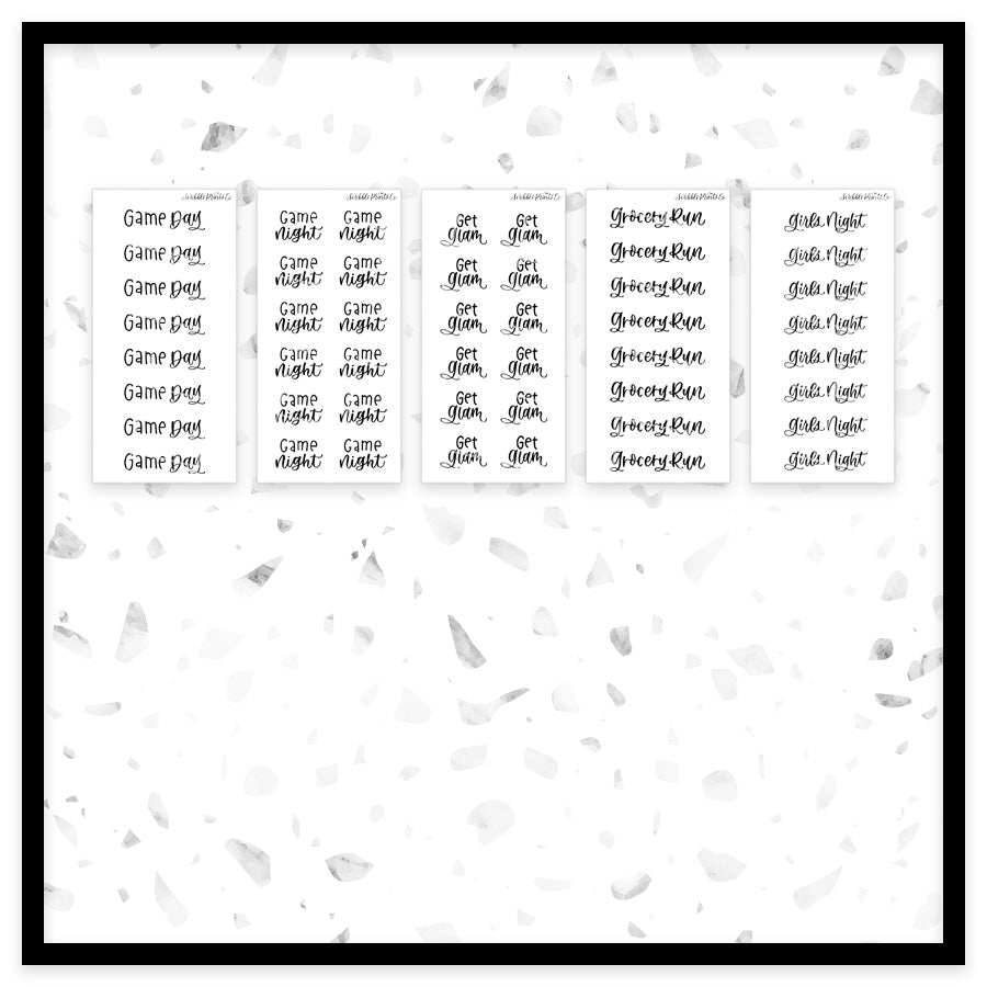 Foiled Scripts // DE-G