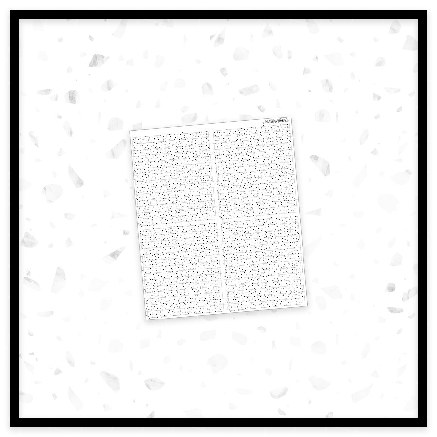 Glitter - Half Cut Header Overlays // Foil