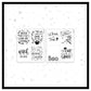 Halloween Quotes - Full Box Quote Overlays // Foil