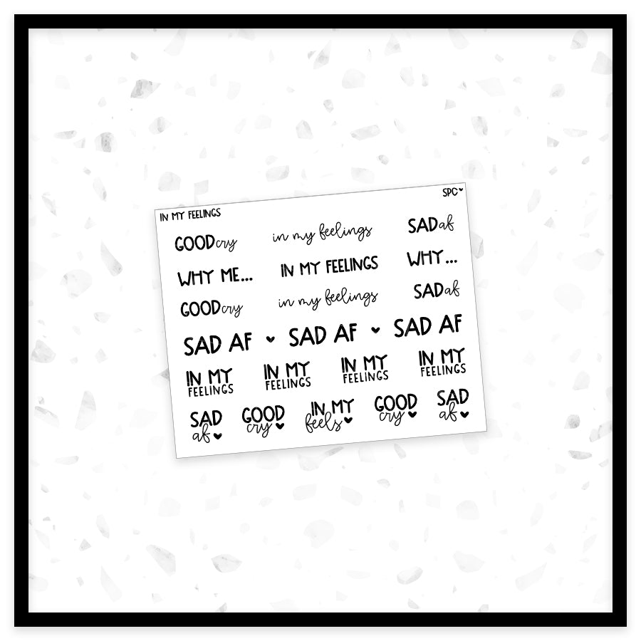 Foiled Scripts A-M // Version 2In My Feelings Gold