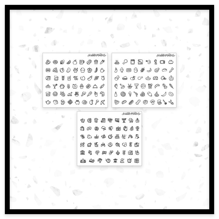 Sketch Mini Icons // Foil