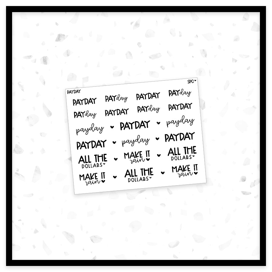 Foiled Scripts P-Z // Version 2Payday Gold