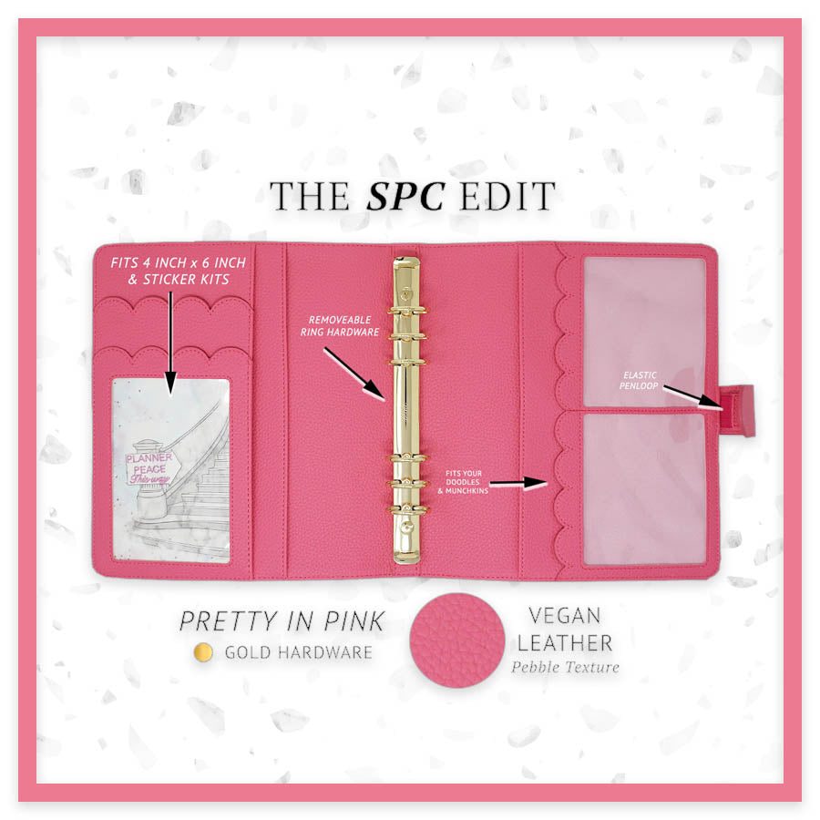 Pretty in Pink // SPCedit - A5W Planner
