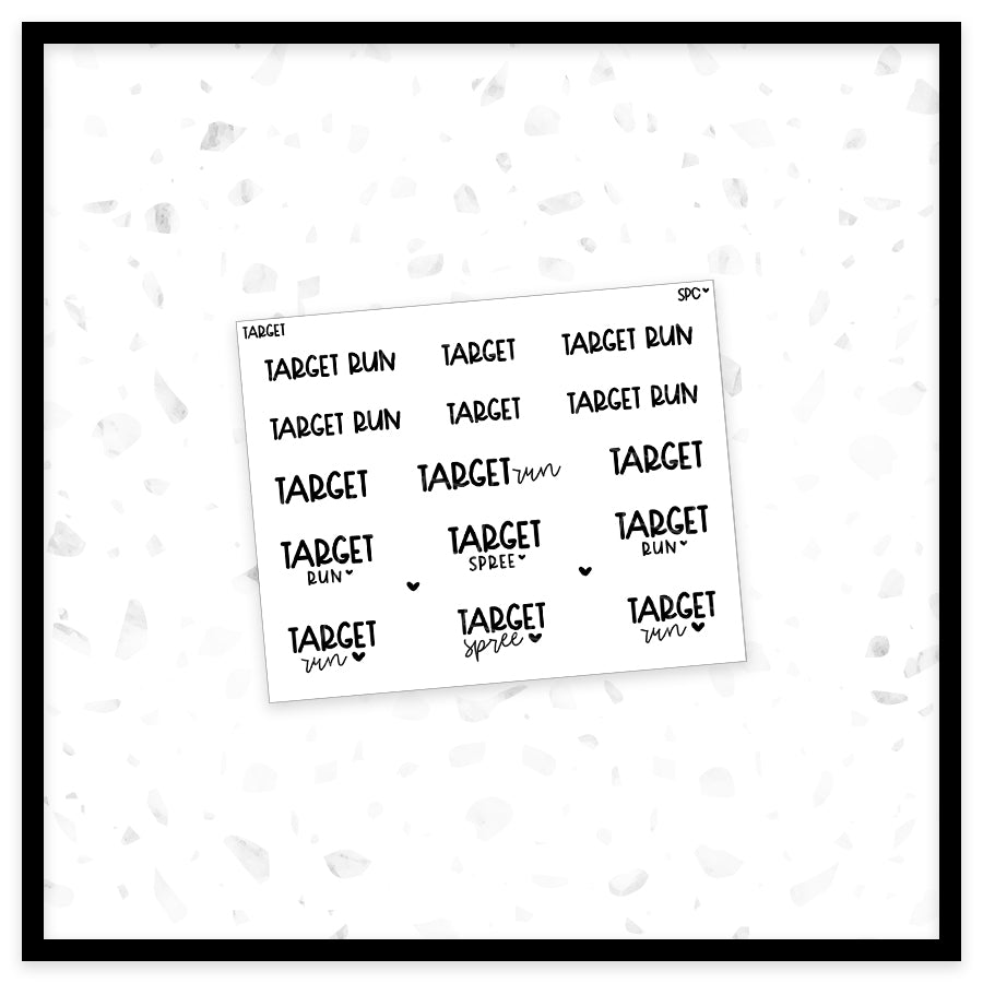 Foiled Scripts P-Z // Version 2