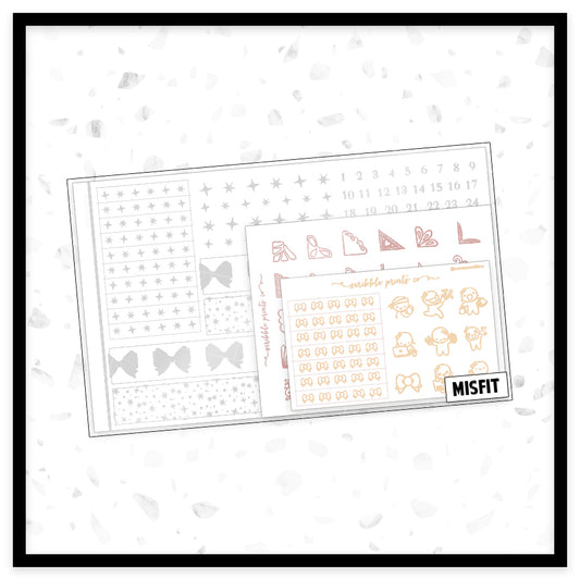 CORE - Foil Misfit Sticker Grab Bag! (10 Sheets)