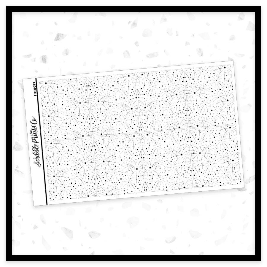 Firework - Bougie Box Underlays // Foil